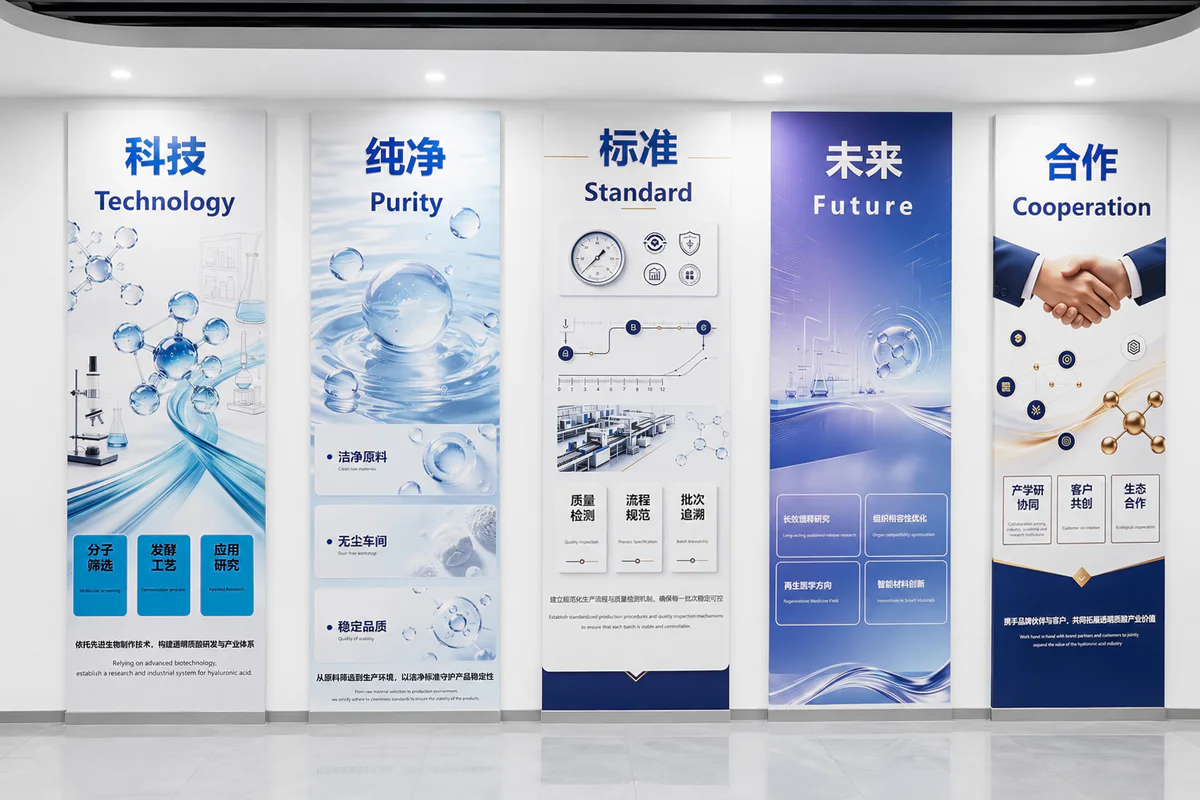 Quality, purity and batch traceability standards displayed inside the Certiva factory