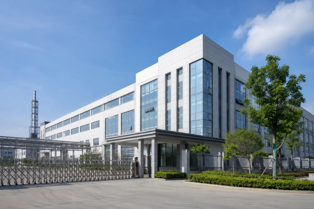 Exterior de la planta de fabricación de péptidos de Certiva en China